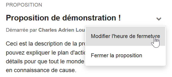 Démarrer une nouvelle décision